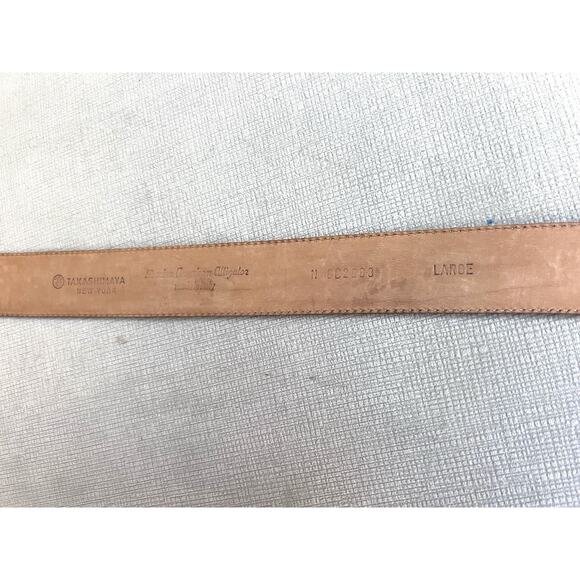 Takashimaya New York Belt Genuine American Alligator Waist Made In Italy luxury - Picture 6 of 13